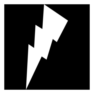 Thunder Decal (White)